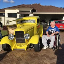 Client enjoying passion for classic cars